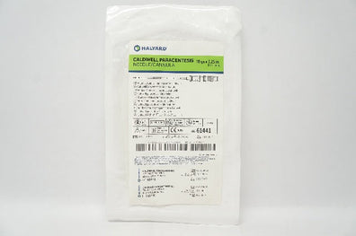 Halyard 61441 Caldwell Paracentesis Needle/Cannula 18Ga x 3.25inch (x)